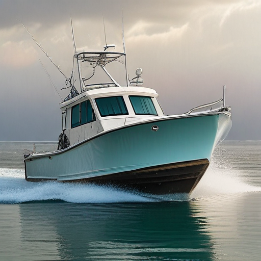 fiberglass fishing boat