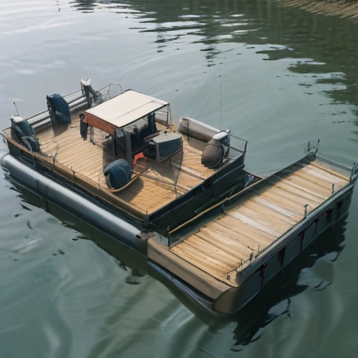 fishing pontoon