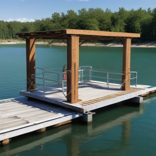 floating dock boat lift