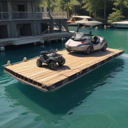 floating dock for jet ski