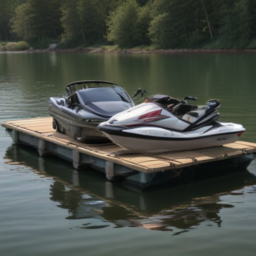 floating dock for jet ski