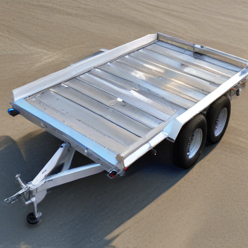 galvanized boat trailer