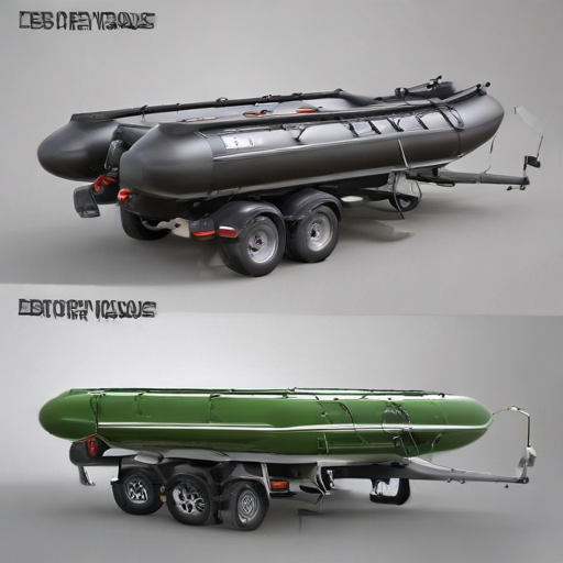 inflatable boat trailer