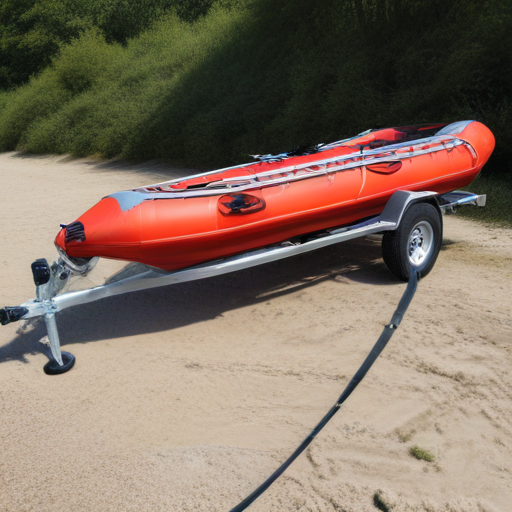 inflatable boat trailer