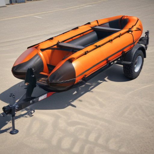 inflatable boat trailer