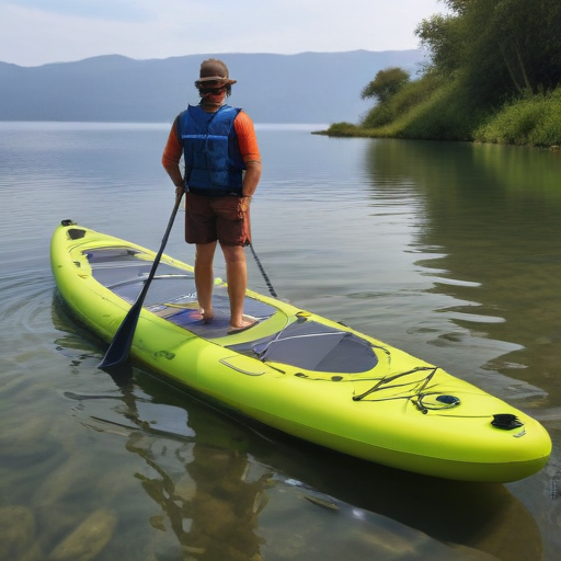 inflatable fishing paddle board