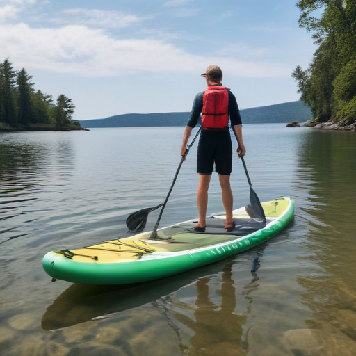 inflatable fishing paddle board