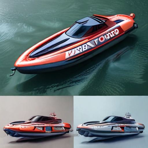 inflatable racing boat