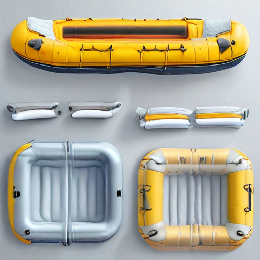 inflatable rafting boat