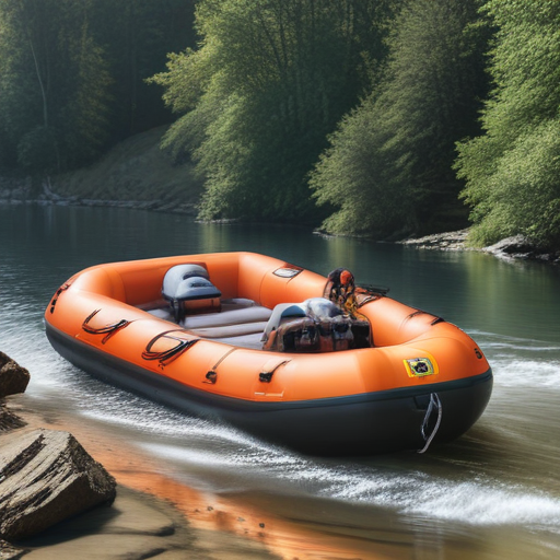 inflatable rafting boat