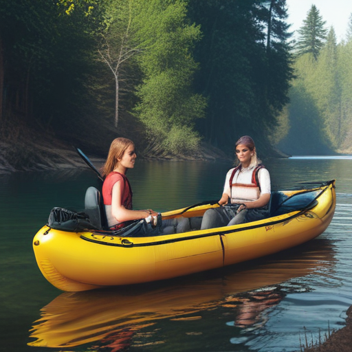 inflatable tandem kayak