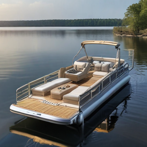 luxury pontoon boat