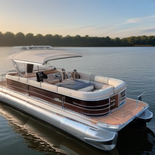 luxury pontoon boat