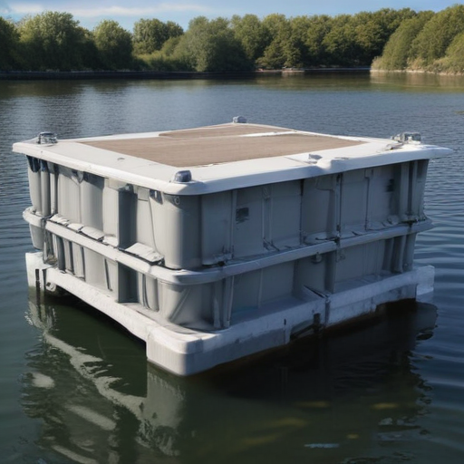 plastic floating dock cubes